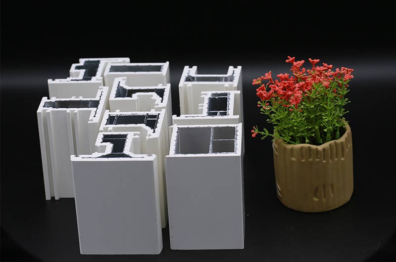 PVC aluminum plastic coextruded profiles